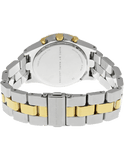 Marc Jacobs Henry Chronograph Silver Dial Two Tone Steel Strap Watch for Women - MBM3197