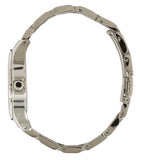 Marc Jacobs Henry Diamonds White Dial Silver Steel Strap Watch for Women - MBM3044
