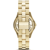 Marc Jacobs Henry Gold Dial Gold Steel Strap Watch for Women - MBM3292