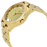 Marc Jacobs Henry Gold Dial Gold Steel Strap Watch for Women - MBM3292