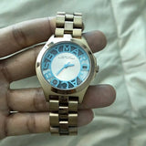 Marc Jacobs Henry Gold Dial Gold Steel Strap Watch for Women - MBM3295