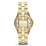 Marc Jacobs Henry Gold Dial Gold Steel Strap Watch for Women - MBM3295