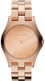 Marc Jacobs Henry Rose Gold Dial Rose Gold Steel Strap Watch for Women - MBM3212