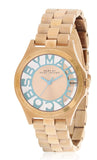Marc Jacobs Henry Rose Gold Dial Rose Gold Steel Strap Watch for Women - MBM3296