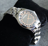 Marc Jacobs Henry Skeleton Black Dial Black Steel Strap Watch for Women - MBM3254