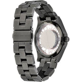 Marc Jacobs Henry Skeleton Black Dial Black Steel Strap Watch for Women - MBM3254