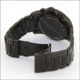 Marc Jacobs Larry Chronograph Black Dial Black Steel Strap Watch for Men - MBM5032