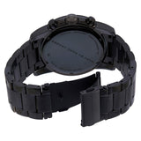 Marc Jacobs Larry Chronograph Black Dial Black Steel Strap Watch for Men - MBM8606