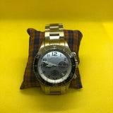 Marc Jacobs Marc Chronograph Silver Dial Silver Steel Strap Watch for Men - MBM3155