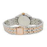 Marc Jacobs Peeker Silver Dial Two Tone Steel Strap Watch for Women - MBM3375