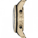 Marc Jacobs Rock Chronograph Black Dial Black Silicone Strap Watch for Women - MBM2598
