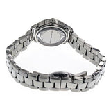 Marc Jacobs Tether Transparent Silver Dial Silver Steel Strap Watch for Women - MBM3416