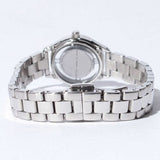 Marc Jacobs Tether Transparent Silver Dial Silver Steel Strap Watch for Women - MBM3416