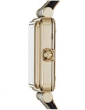 Marc Jacobs Vic Silver Dial Black Leather Strap Watch for Women - MJ1437