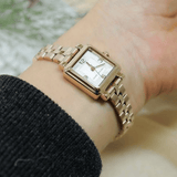 Marc Jacobs Vic Silver Dial Rose Gold Steel Strap Watch for Women - MJ3530