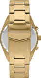 Maserati Competizione Chronograph Blue Dial Gold Steel Strap Watch For Men - R8853100026