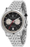 Maserati Legend Chronograph Black Dial Stainless Steel Watch For Men - R8873638001