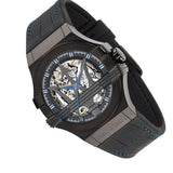 Maserati Potenza Automatic Black Dial Black Leather Strap Watch For Men - R8821108009