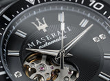 Maserati SFIDA Automatic Black Special Edition 44mm Watch For Men - R8823140005