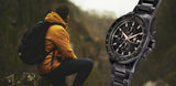 Maserati SFIDA Chronograph Black Dial Black Steel Strap Watch For Men - R8873640011
