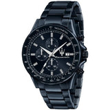 Maserati SFIDA Chronograph Blue Dial Blue Steel Strap Watch For Men - R8873640023