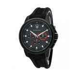 Maserati SFIDA Chronograph Quartz Stainless Steel Black Dial Watch For Men - R8851123007
