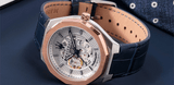 Maserati Stile Automatic Limited Edition White Dial Blue Leather Strap Watch For Men - R8821142001