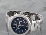 Maserati Stile Blue Dial Silver Steel Strap Watch For Men - R8873642006