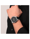 Maserati Successo Chronoraph Black Dial Black Silicon Strap Watch For Men - R8871621014