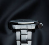 Maserati Successo Solar Edition Black Dial Silver Steel Strap Watch For Men - R8873645003