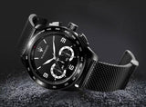 Maserati Traguardo Chronograph Black Dial Black Mesh Bracelet Watch For Men - R8873612031