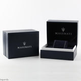 Maserati Traguardo Chronograph Blue Dial Black Silicone Strap Watch For Men - R8871612044