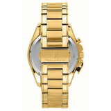 Maserati Traguardo Skeleton Black Dial Gold Steel Strap Watch For Men - R8873612058