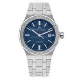 Maurice Lacroix Aikon Automatic Blue Dial Silver Steel Strap Watch For Men - AI6008-SS002-430-1