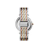 Michael Kors Darci Silver Dial Two Tone Stainless Steel Strap Watch for Women - MK3203
