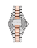 Michael Kors Everest Three Hand Rose Gold Dial Two Tone Steel Strap Watch For Women - MK7402