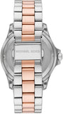 Michael Kors Everest Three Hand Rose Gold Dial Two Tone Steel Strap Watch For Women - MK7402