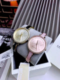 Michael Kors Jaryn Quartz Gold Dial Black Steel Strap Watch For Women - MK4544