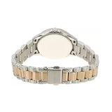 Michael Kors Lauryn Mother of Pearl Dial Two Tone Steel Strap Watch For Women - MK3979