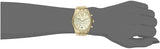 Michael Kors Lexington Chronograph Gold Dial Gold Steel Strap Watch for Women - MK5556