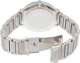 Michael Kors Portia Black Dial Silver Steel Strap Watch for Women - MK3638