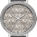 Michael Kors Pyper Analog Gray Dial Silver Steel Strap Watch For Women -  MK4672