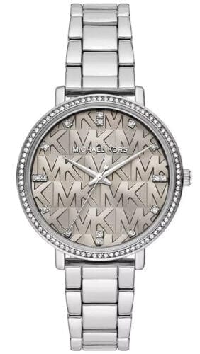 Michael Kors Pyper Analog Gray Dial Silver Steel Strap Watch For Women -  MK4672