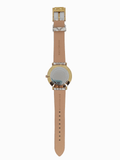 Michael Kors Pyper Quartz Silver Dial White Leather Strap Watch For Women - MK2858