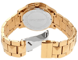 Michael Kors Runway Three Hand Brown Dial Two Tone Steel Strap Watch For Women - MK7389