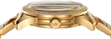 Michael Kors Runway Three Hand Brown Dial Two Tone Steel Strap Watch For Women - MK7389