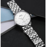 Mido Baroncelli II Automatic White Dial Silver Steel Strap Watch For Men - M8600.4.26.1