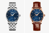 Mido Baroncelli III Automatic Blue Dial Brown Leather Strap Watch For Men - M8600.3.15.8