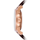 Mido Baroncelli III Automatic Silver Dial Brown Leather Strap Watch For Women - M7600.2.21.8