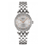 Mido Baroncelli III Automatic Silver Dial Silver Steel Strap Watch For Women - M7600.4.10.1